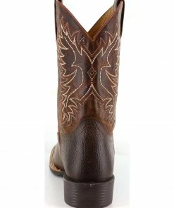 Rank 45 Men's Xero Gravity Embroidered Performance Boots - Square Toe Brown -Rank 45 shop 2000210296 200 BK