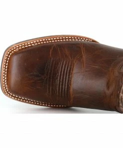 Rank 45 Men's Xero Gravity Embroidered Performance Boots - Square Toe Brown -Rank 45 shop 2000210296 200 TP