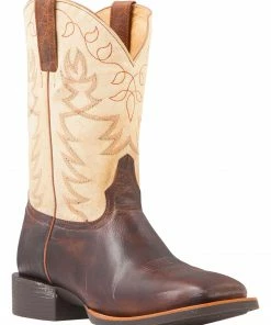 Rank 45 Men's Xero Gravity Embroidered Montana Performance Boots - Square Toe Brown -Rank 45 shop 2000210297 200 P1 1