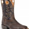Rank 45 Men's Xero Gravity Gibson Saddle Vamp Western Boots - Broad Square Toe Brown -Rank 45 shop 2000240911 200 P1