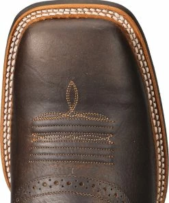 Rank 45 Men's Xero Gravity Gibson Saddle Vamp Western Boots - Broad Square Toe Brown -Rank 45 shop 2000240911 200 TP