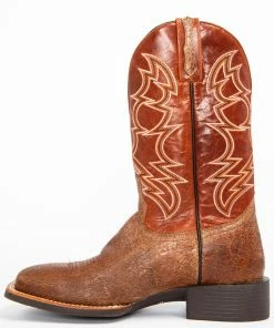 Rank 45 Men's Robertson Western Boots - Broad Square Toe Brown -Rank 45 shop 2000240915 200 P3