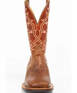 Rank 45 Men's Robertson Western Boots - Broad Square Toe Brown -Rank 45 shop 2000240915 200 P4