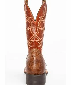 Rank 45 Men's Robertson Western Boots - Broad Square Toe Brown -Rank 45 shop 2000240915 200 P5