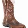 Rank 45 Women's Xero Gravity Lite Western Boots - Broad Square Toe Brown -Rank 45 shop 2000258784 200 P1