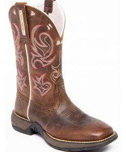Rank 45 Women's Xero Gravity Lite Western Boots - Broad Square Toe Brown