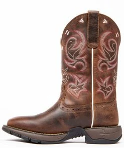 Rank 45 Women's Xero Gravity Lite Western Boots - Broad Square Toe Brown -Rank 45 shop 2000258784 200 P3