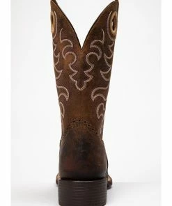 Rank 45 Men's Kodiak Western Boots - Square Toe Brown -Rank 45 shop 2000277631 200 P5