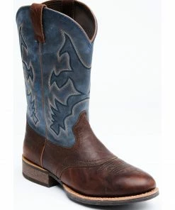 Rank 45 Men's Durance Brass Performance Western Boots - Round Toe Blue -Rank 45 shop 2000294856 400 P1 1