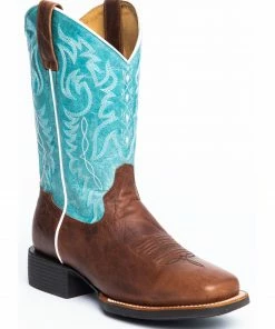 Rank 45 Women's Spark Xero Gravity Western Boots - Broad Square Toe Brown