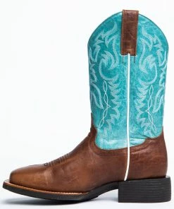 Rank 45 Women's Spark Xero Gravity Western Boots - Broad Square Toe Brown -Rank 45 shop 2000296023 200 P3