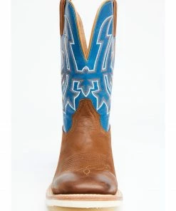 Rank 45 Men's Clements Western Boots - Broad Square Toe Tan -Rank 45 shop 2000309777 280 P4