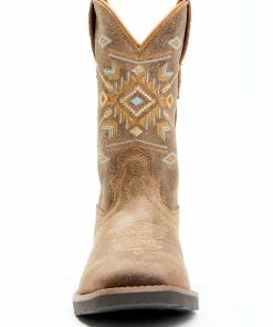 Rank 45 Women's Aquinnah Western Boots - Broad Square Toe Brown -Rank 45 shop 2000333554 200 P3