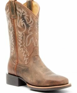 Rank 45 Women's Shay Western Boots - Broad Square Toe Brown -Rank 45 shop 2000345746 200 P1 1
