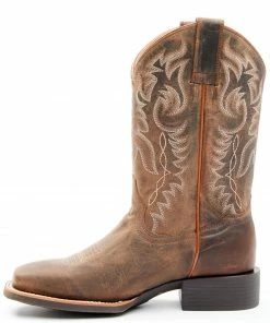 Rank 45 Women's Shay Western Boots - Broad Square Toe Brown -Rank 45 shop 2000345746 200 P3