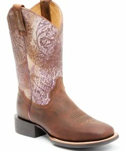 Rank 45 Women's Antiquity Western Boots - Wide Square Toe Brown -Rank 45 shop 2000346375 200 P1 1