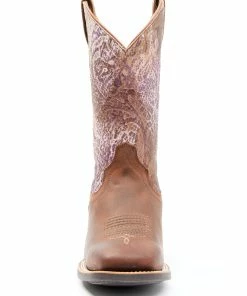 Rank 45 Women's Antiquity Western Boots - Wide Square Toe Brown -Rank 45 shop 2000346375 200 P4