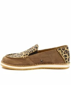Rank 45 Women's Leopard Print Casual Shoes - Moc Toe Tan -Rank 45 shop 2000350219 280 P3