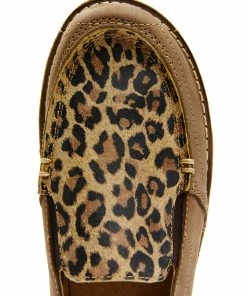 Rank 45 Women's Leopard Print Casual Shoes - Moc Toe Tan -Rank 45 shop 2000350219 280 P6