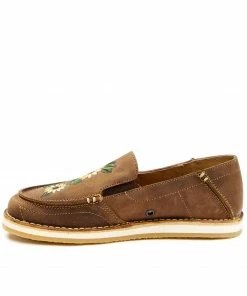 Rank 45 Women's Sunflower Slip-On Shoes - Moc Toe Tan -Rank 45 shop 2000350227 280 P3