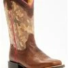 Rank 45 Women's Jane Xero Gravity Performance Leather Western Boots - Broad Square Toe  -Rank 45 shop 2000357894 900 P1