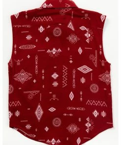 Rank 45 Toddler Girls' Southwestern Print Sleeveless Shirt For Toddler-Girls' Red -Rank 45 shop 2000358160 600 P3