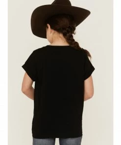 Rank 45 Girls' American Eagle Graphic Tee Black -Rank 45 shop 2000358164 001 P4