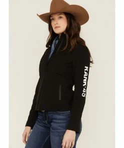 Rank 45 Women's Soft Shell US-Mex Eagles Riding Jacket  Black -Rank 45 shop 2000358170 001 P4