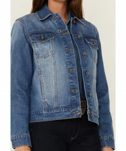Rank 45 Women's Signature Denim Rancher Jacket Medium Wash 10 Rank 45 Women's Signature Denim Rancher Jacket Medium Wash -Rank 45 shop 2000358172 414 P3
