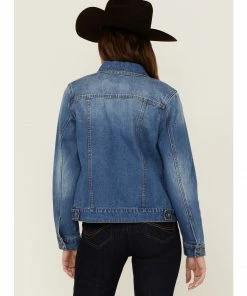 Rank 45 Women's Signature Denim Rancher Jacket Medium Wash 11 Rank 45 Women's Signature Denim Rancher Jacket Medium Wash -Rank 45 shop 2000358172 414 P4