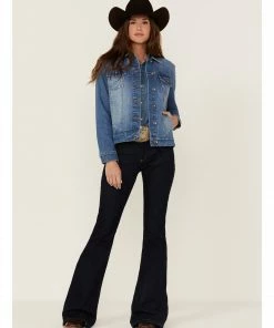 Rank 45 Women's Signature Denim Rancher Jacket Medium Wash 12 Rank 45 Women's Signature Denim Rancher Jacket Medium Wash -Rank 45 shop 2000358172 414 P5