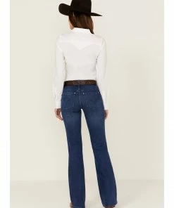 Rank 45 Women's Mid Rise Dark Bootcut Jeans Dark Wash -Rank 45 shop 2000358174 416 P3