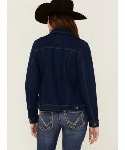 Rank 45 Women's Signature Denim Pocket Stitch Rancher Jacket Medium Wash 11 Rank 45 Women's Signature Denim Pocket Stitch Rancher Jacket Medium Wash -Rank 45 shop 2000358176 414 P4
