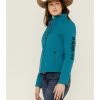 Rank 45 Women's Soft Shell Logo Riding Jacket Teal 2 Rank 45 Women's Soft Shell Logo Riding Jacket Teal -Rank 45 shop 2000358177 442 P1
