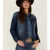 Rank 45 Women's Signature Dark Denim Rancher Jacket Dark Wash