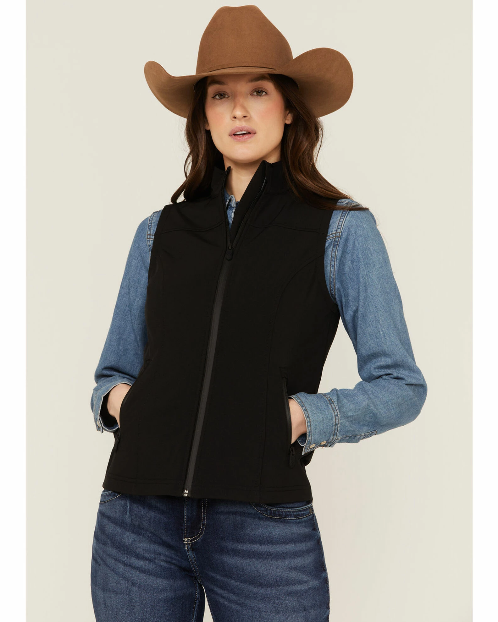 Rank 45 Women's Softshell Riding Vest 2 Rank 45 Women's Softshell Riding Vest