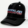 Rank 45 Men's Black Embroidered Flag Logo Mesh-Back Ball Cap  -Rank 45 shop 2000358381 001 P1