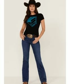 Rank 45 Women's Logo Graphic Black Tee 9 Rank 45 Women's Logo Graphic Black Tee -Rank 45 shop 2000358389 001 P4