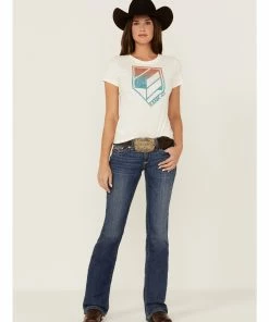 Rank 45 Women's Logo White Graphic Tee 9 Rank 45 Women's Logo White Graphic Tee -Rank 45 shop 2000358394 103 P4