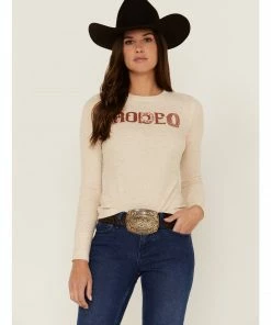 Rank 45 Women's Rodeo Graphic Long Sleeve Thermal Top