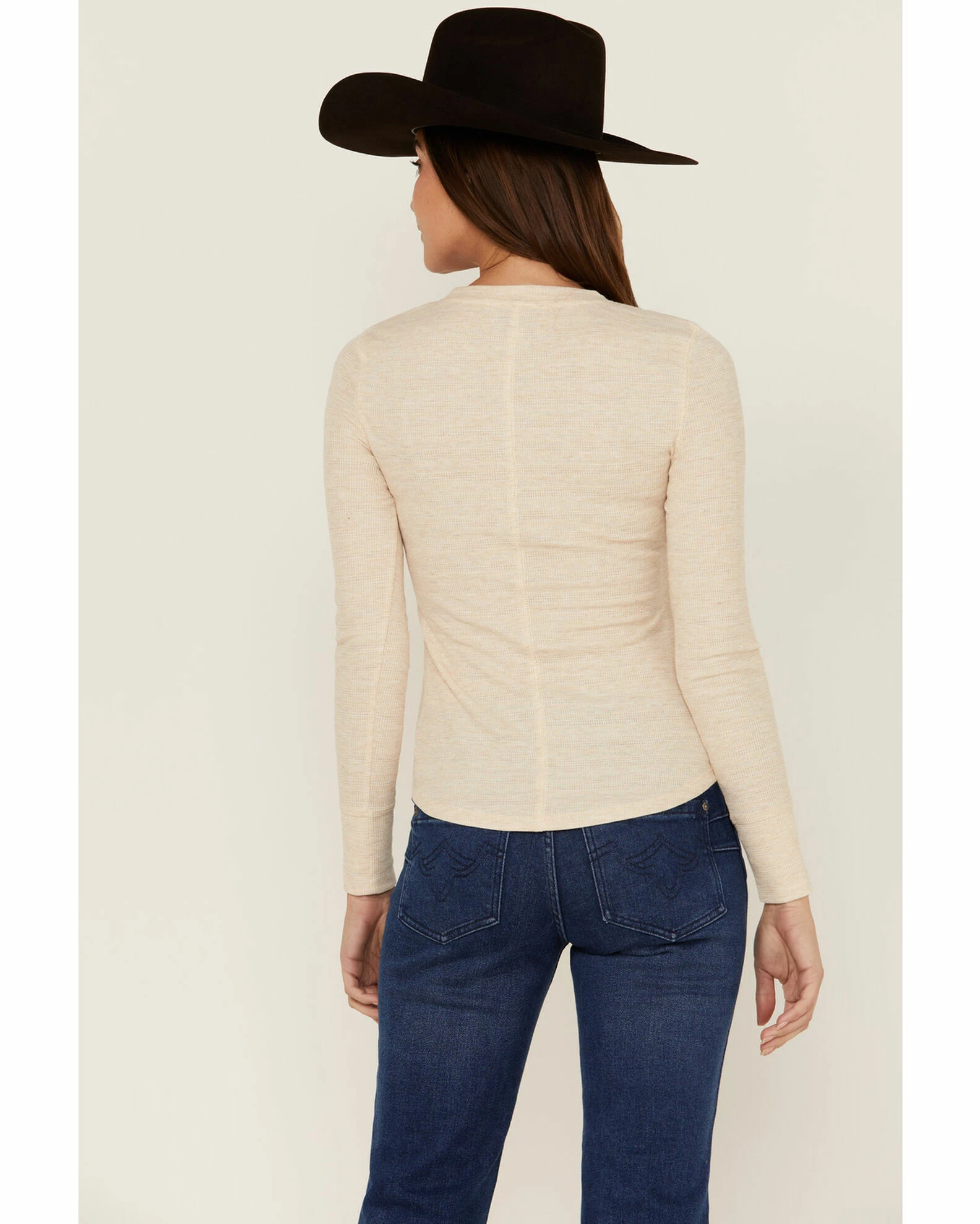 Rank 45 Women's Rodeo Graphic Long Sleeve Thermal Top 5 Rank 45 Women's Rodeo Graphic Long Sleeve Thermal Top - Image 3