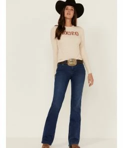 Rank 45 Women's Rodeo Graphic Long Sleeve Thermal Top 9 Rank 45 Women's Rodeo Graphic Long Sleeve Thermal Top -Rank 45 shop 2000358409 103 P4