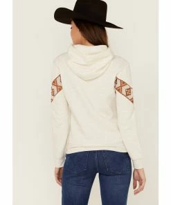 Rank 45 Women's Logo Southwestern Sleeve Trim Pulllover Hooded Sweatshirt Oatmeal 10 Rank 45 Women's Logo Southwestern Sleeve Trim Pulllover Hooded Sweatshirt Oatmeal -Rank 45 shop 2000358415 104 P4