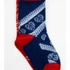 Rank 45 Girls' Bandana Print Socks - 2-Pack Red/white/blue -Rank 45 shop 2000359037 942 P1