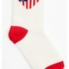 Rank 45 Girls' Americana Heart Crew Socks Pink -Rank 45 shop 2000359040 650 P1