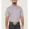 Rank 45 Men's Dude Ranch Geo Button-Down Western Shirt  Blue -Rank 45 shop 2000359186 400 P1