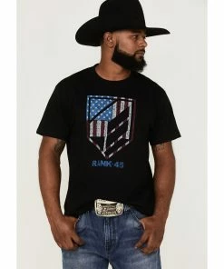 Rank 45 Men's Gate Flag Logo Graphic T-Shirt 