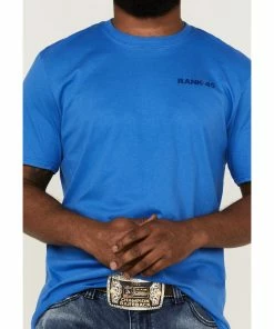 Rank 45 Men's Rock Solid Logo Graphic T-Shirt  -Rank 45 shop 2000359230 460 P3