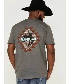 Rank 45 Men's Southwestern Rider Graphic T-Shirt  -Rank 45 shop 2000359235 022 P4