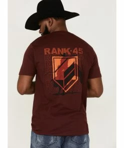 Rank 45 Men's Buck Logo Graphic T-Shirt  -Rank 45 shop 2000359236 640 P4